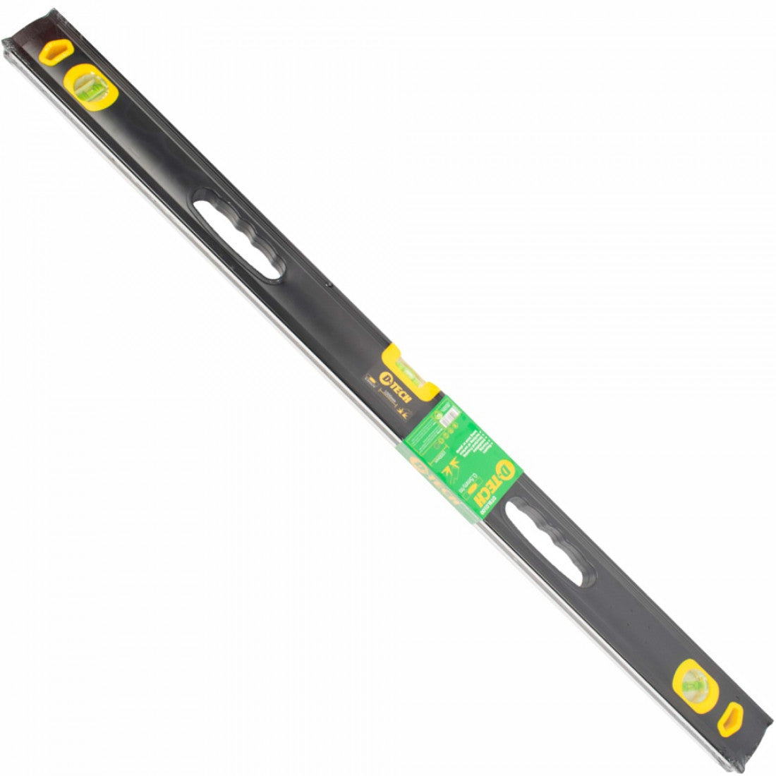 D-TECH Spirit Level Beam 1000mm X 1.6mm 3 X Vial 0.5mm Accur. Alum.