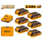 INGCO 20v Ps+ 2.0ah 6bat & Charger Kit