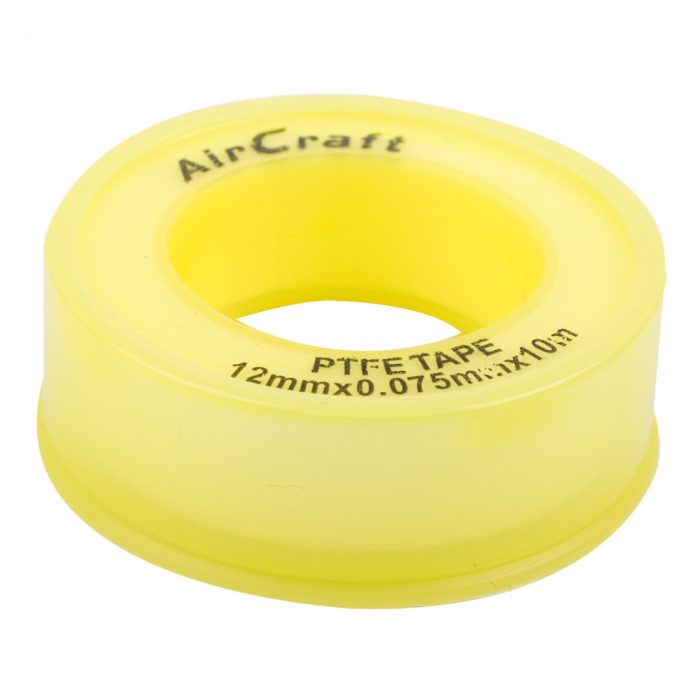 AIRCRAFT Ptfe Tape 12mmx0.075mmx10m Roll Bulk