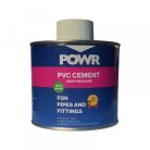 Adhesive Pvc Pipe Cement Hp 500ml Cw Brush POWR