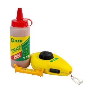 D-TECH 3pc Set 30m Reel & line Level Incl Powder