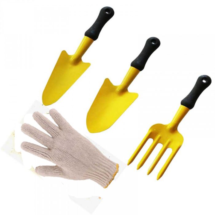 Hand Toolset Gardening 3pce With Gloves Hand Toolset Gardening 3pce With Gloves
