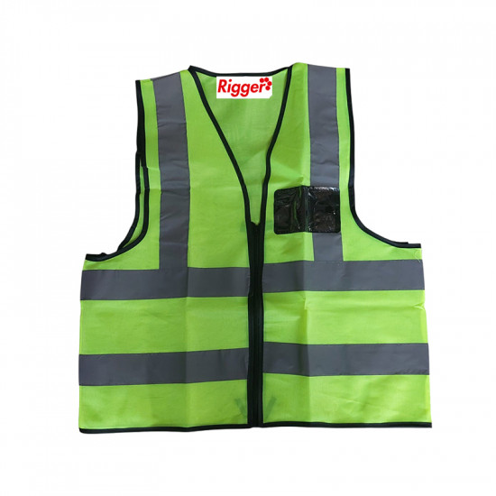 Pioneer Reflective Vest Flu Lime Zip pocket Y-s small Pioneer Reflective Vest Flu Lime Zip pocket Y-s small