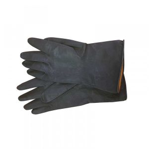 Pioneer Saftey Builders Gloves Latex Black Rubber G018