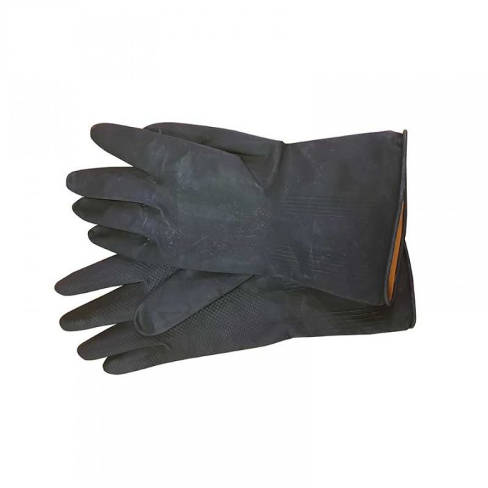 Pioneer Saftey Gloves Builders Latex Black Rubber G018