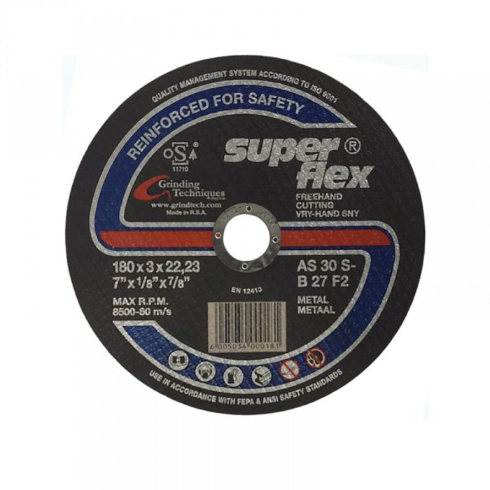 Steel 180mm x 3.0mm x 22.2mm
