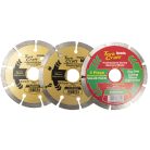 TORK CRAFT Diamond Blade Segmented 115mm Professional Bulk 3 Pack Shrink