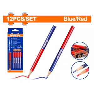WADFOW Pencil Carpenter Set Red & blue 12pcs