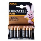 Battery DURACELL Plus Remote Aaa 6's 1.5v Duro60