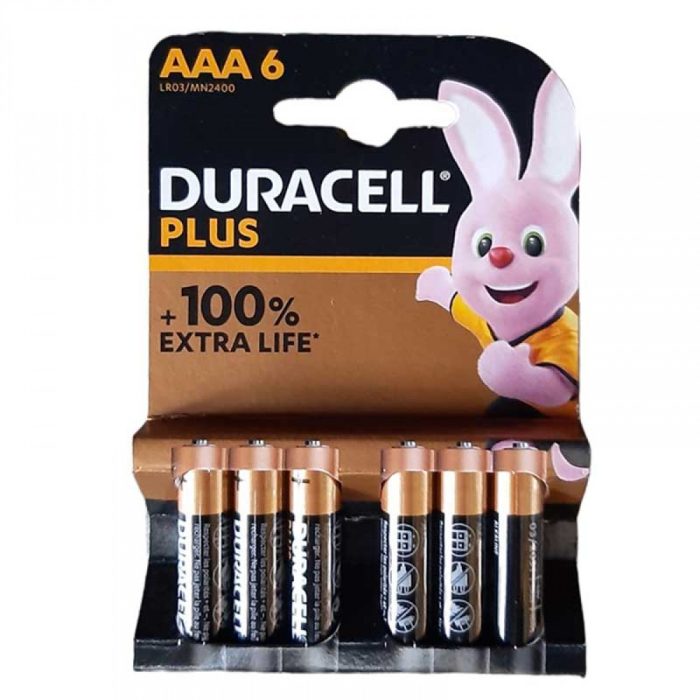 Battery DURACELL Plus Remote Aaa 6's 1.5v Duro60