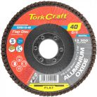 TORK CRAFT Flap Sanding Disc 115mm 40grit