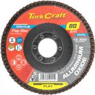 TORK CRAFT Flap Sanding Disc 115mm 80 Grit