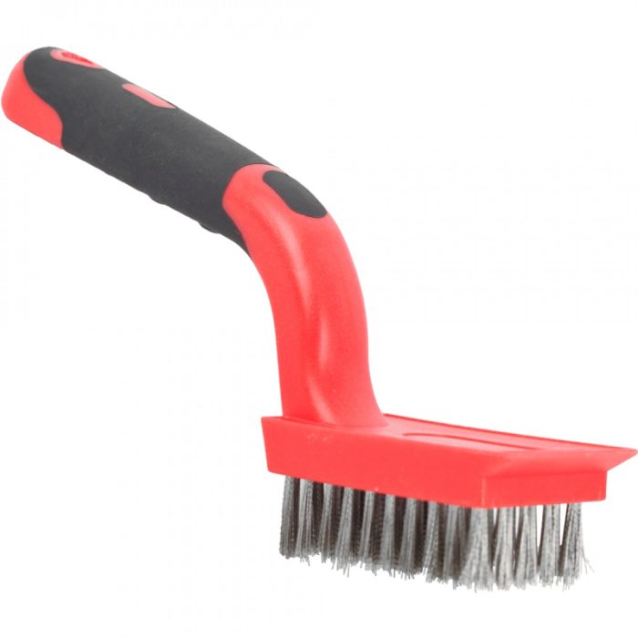 TORK CRAFT Soft Grip Wide Stainless Steel Stripper Brush Tcw