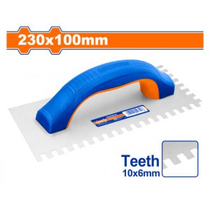 WADFOW Trowel Plaster Teeth 10x6mm Cb 230x100mm