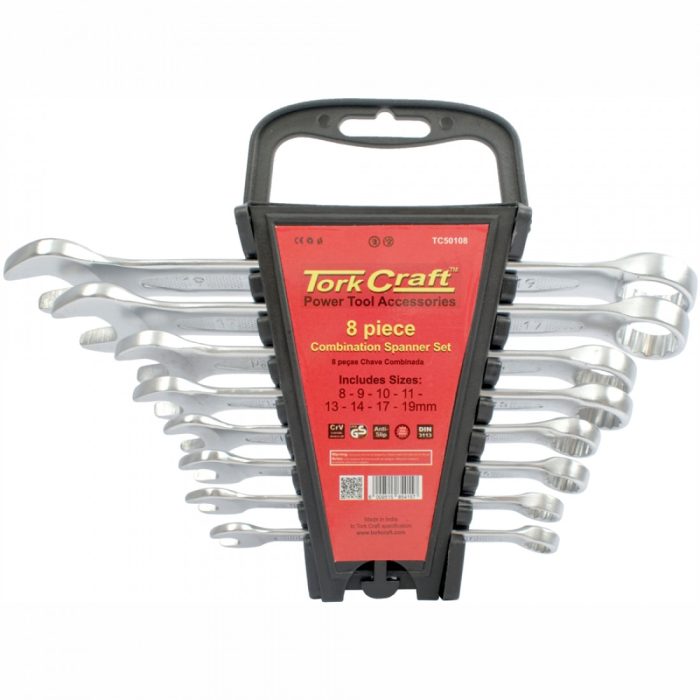 8PCS COMBINATION SPANNER SET 8-9-10-11-13-14-17-19MM v2